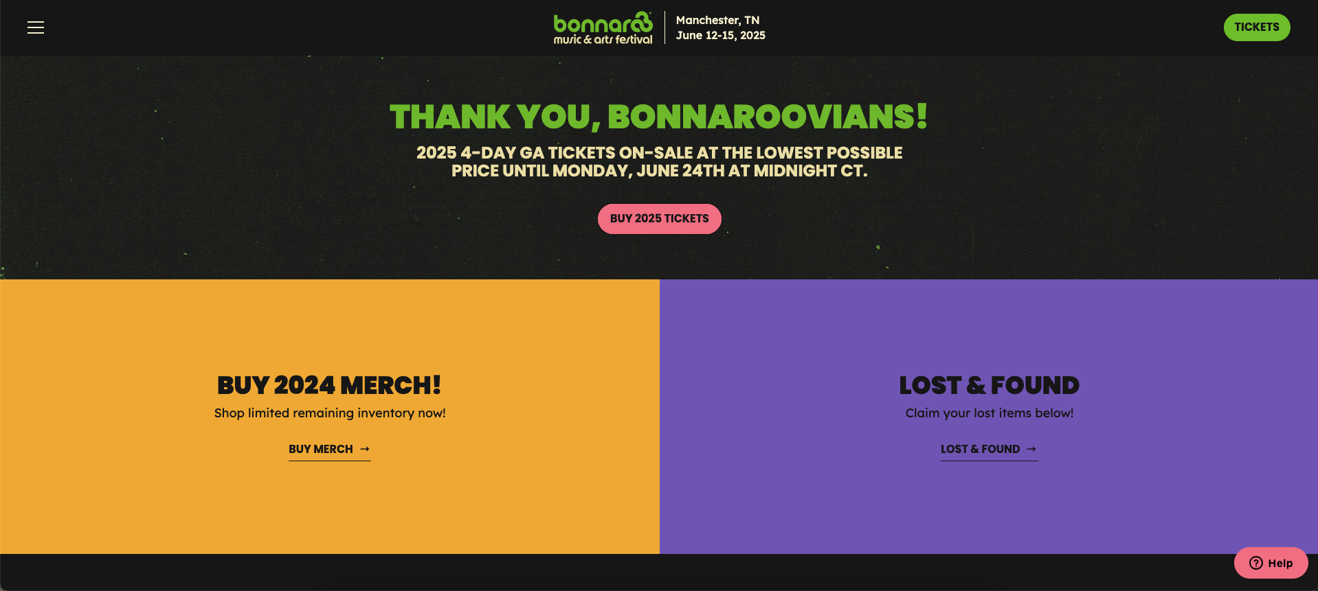 Bonnaroo Music and Arts Festival